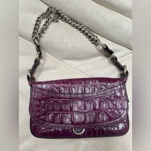 Stunning Miu Miu made in Italy St. Cocco lady crocodile shoulder bag.